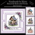 Beautiful Birds and Florals #2 - 6x6 Version