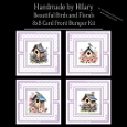 Beautiful Birds and Florals #2 - 8x8 Card Fronts