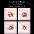 Pansy Perfection - 8x8 Card Fronts