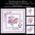 The Elegant Dance of Freesias - 6x6 Version