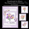 The Elegant Dance of Freesias - 5x7 Version