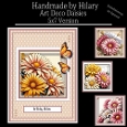 Art Deco Daisies - 5x7 Version