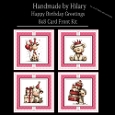 Happy Birthday Greetings - 8x8 Card Fronts