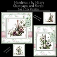 Champagne and Florals - 6x6 and 5x7 Version