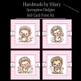 Springtime Hedgies - 8x8 Card Fronts