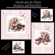 Bouquets and Butterflies - 6x6 and 5x7 Version
