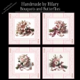 Bouquets and Butterflies - 8x8 Card Fronts