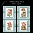 BBQ Dragons - 8x8 Card Fronts