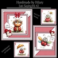 Just Saying Hi #2 - 6x6 and 5x7 Version