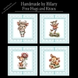 Free Hugs and Kisses - 8x8 Card Fronts