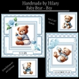 Baby Bear Boy - 6x6 and 5x7 Version