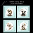 Under My Umbrella - 8x8 Card Fronts