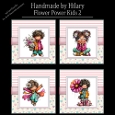 Flower Power Kids 2 - 8x8 Card Fronts