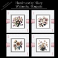 Watercolor Bouquets - 8x8 Card Fronts