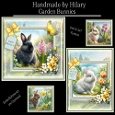 Garden Bunnies - 6x6 and 5x7 Version