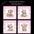 Birthday Bears 1 - 8x8 Card Fronts