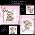 Birthday Bears 2 - 6x6 and 5x7 Version