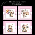 Birthday Bears 2 - 8x8 Card Fronts
