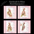 Floral Mannequins 3 - 8x8 Card Fronts