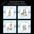 Purr-fect Birthday Wishes 1 - 8x8 Card Fronts