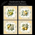 Juicy Lemons and Blossoms - 8x8 Card Fronts