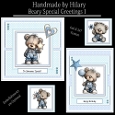 Beary Special Greetings 1 - 6x6 and 5x7 Version
