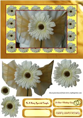 Silk Flower Decoupage