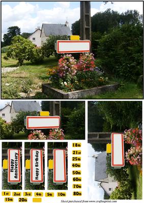 Village Sign A5 Card Front