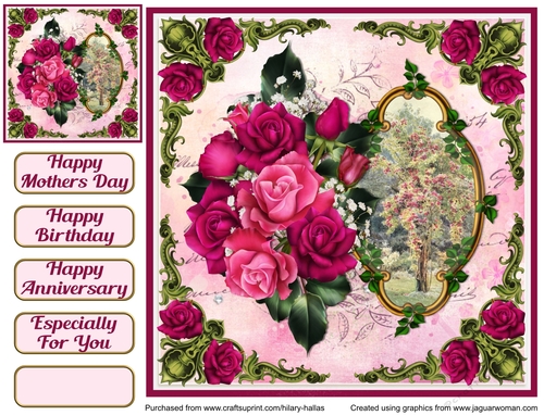 Pink Rose Bouquet