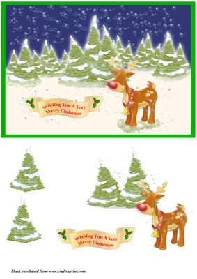 Rudolph in the Snow
