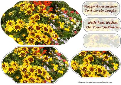 Bank of Flowers Pyramid Card