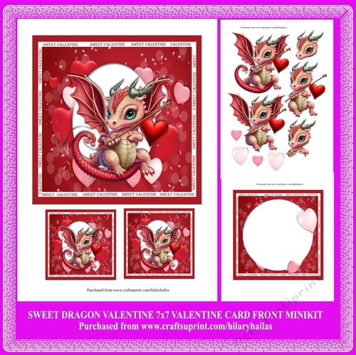 Sweet Dragon Valentine Minikit