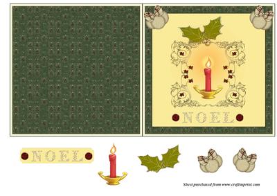 Noel Cut & Fold Card