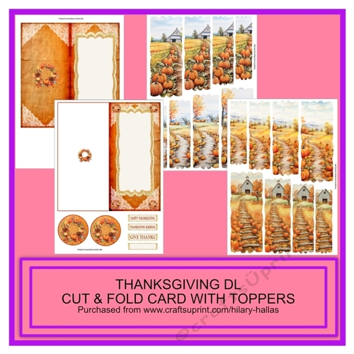Thanksgiving DL Cut & Fold Minikit