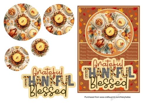 Grateful Thankful Blessed