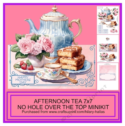 Afternoon Tea 7x7 No Hole Over The Top Minikit