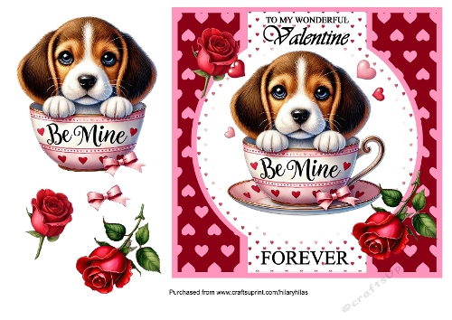 Teacup Puppy Valentine