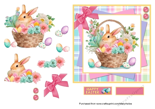 Easter Bunny in Basket