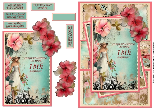 18th Birthday Card Front