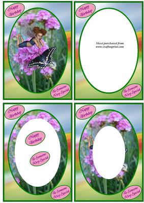 Tomboy Fairy with Butterfly Inverted Pyramage