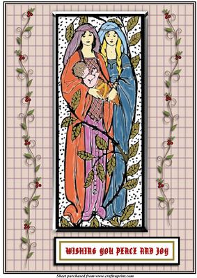 Medieval Painting Large Card Front