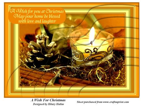 A Wish for Christmas A4 Wavy Corner Stacker Kit
