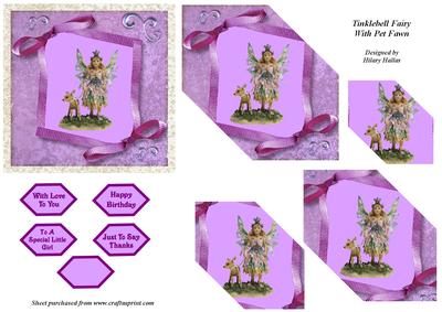 Tinklebell Fairy with Pet Fawn