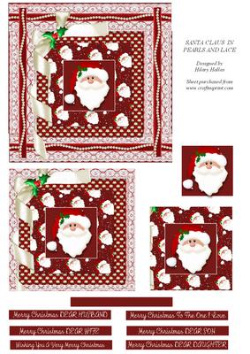 Santa Clause in Pearls and Lace