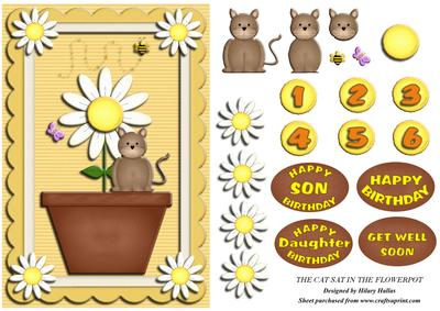 The Cat Sat in the Flowerpot