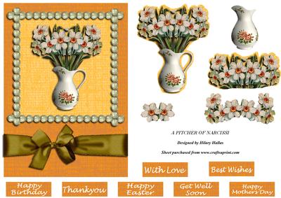A Pitcher of Narcissi