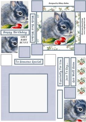 Grey Baby Bunny