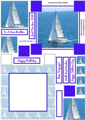 Yacht at Sea