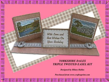 Yorkshire Dales Twisted Triple Easel Kit