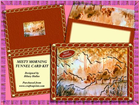 Misty Morning Tunnel Card Kit